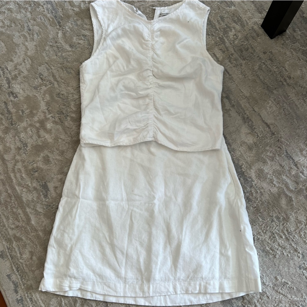 Abercrombie and Fitch - top and skirt linen set